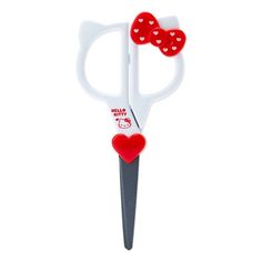 a pair of scissors with hearts on them