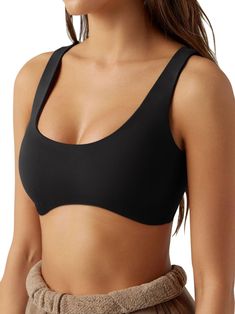 PRICES MAY VARY. Ultra Comfort Soft: ABOCIW Sports bra, made of 75% Nylon+25% Spandex, super soft lightweight fabric which is sweat-wicking, breathable and high elasticity. This kind of sports bra for women with super soft elastic band for comfort movement. Women’s crop tank top for light workout and reduce jiggle. Feture: Backless workout bras for women, scoop neck neck workout tops, wide straps for more support, Minimal coverage bra top with a curved hem and a low-cut scooped back. workout bra Light Workout, Neck Workout, Bra Workout, Workout Bra, Gym Bra, Best Sports Bras, Sport Bras, Coverage Bras, Christmas Inspo