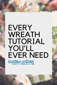 a white sign that reads every wreathh tutor you'll ever need