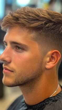 Men’s Hair Styles Short, Mens Long Fade Haircut, Haircuts For Men With Short Hair, Airforce Haircuts Men, Haircuts For Men Receding Hairline, College Haircuts Men, Mens Hairstyles With Widows Peak, Men Modern Haircut, Men Fades Haircuts