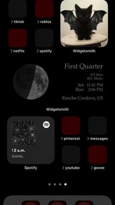 an info sheet with different types of items on it, including the moon and other things