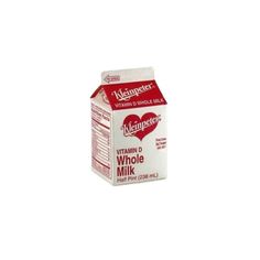 a carton of vitamin b whole milk