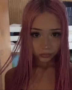 Peelover666 Makeup, Liliana Rose 726, Lilianarose726 Makeup, Pink Hair On Tan Skin, Baby Pink Hair, Light Pink Hair, Alt Girls, Punk Hair, Hair Color And Cut