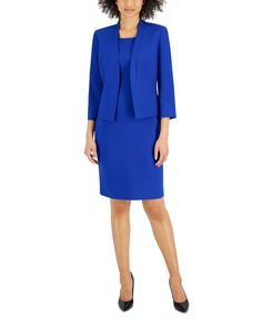 in stock Le Suit, Open Front Jacket, Dress Suit, Dress Suits, Petite Size, Front Open, Sheath Dress, In Store, Buy Online