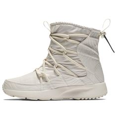 (WMNS) Nike Tanjun High Rise 'Beige Grey' AO0355-003 Nike Tanjun, Air Max 95, Nike Shoes Women, Low Top Sneakers, Stylish Sneakers, Wedge Sneaker, Lace Tops, Nike Air Force, Snow Boots