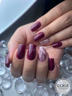 Short Nail Extension Designs, Bordeaux Nails Design, Burgundy Nail Designs Classy, Burgundy Nail Designs, Plum Nails, Brown Acrylic Nails, Pink Ombre Nails, Classy Nail Designs, Subtle Nails