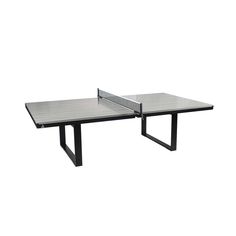 a ping pong table is shown against a white background with black trimmings