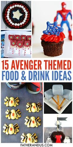 the top ten avengers themed food and drink ideas