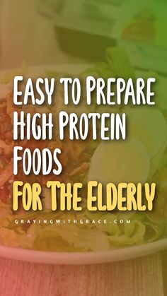 High Protein Foods Recipes, Foods With Protein, Food For Seniors, Protein Foods Recipes, Protein Filled Snacks, Soft Foods To Eat