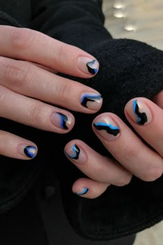 Cow Nails, Punk Nails, Subtle Nails, Grunge Nails, Studded Nails