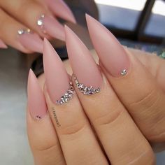 Stilleto Nails Designs, Matte Gel, Stiletto Nails Designs, Color Number, Fabulous Nails, Dream Nails, Bling Nails, Chic Nails, Dope Nails