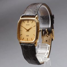 Citizen Gold Plated Square Men's Watch Thanks For Viewing Our Listing! We Always Ship Your Order Securely In A Box With Padding 100% Authentic Or Money Back Brand New With Tags “Total Condition;Excellent+++++ Band: Fits Wrists Up To About 180 Mm (7.09 Inches).Case Size: About 30 Mm Appearance;Appearance Is Beautiful.Tiny Scuffs From Normal Use. It Shows Signs Of Use. *Please Check Photos. Functional; It Works Properly. Bundled Items; All You Can See On The Picture Will Be Included In A Set Of A Vintage Mens Watch, Square Watches For Men, Casio Vintage Watch, Band Fits, Gold Watch Men, Vintage Watches For Men, On My Own, Square Watch, All You Can