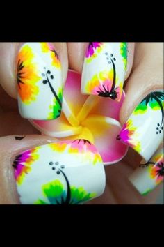 Nagel Tips, Neon Nails, Nail Art Summer, Cute Nail Designs, Fancy Nails, Creative Nails, Nail Designs Summer, Manicure E Pedicure