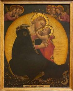 an image of the virgin mary and child jesus