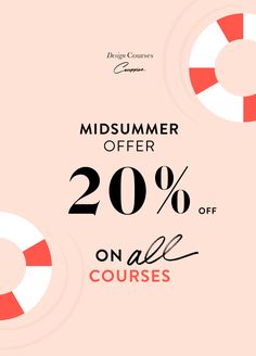 the midsumer offer is 20 % off on all courses