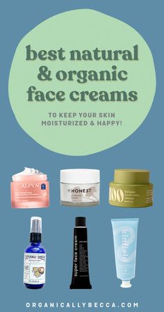 Best Natural Moisturizers & Face Creams brands for all budgets! Clean beauty natural skincare brands, moisturizer, lotion, cream, oil serum, layer, dry, dehydrated, winter, tallow balm, niacinamide, ceramides, green, organic, nontoxic, vegan, cruelty free, blemish, acne prone, oily, mature, how to apply, tinted, sunscreen, daily, brightening, winter, for face, anti aging, #cleanbeauty #greenbeauty #naturalskincare #holisticskincare #moisturizer Best Moisturizer For Face, Best Natural Face Moisturizer, Tallow Balm, Natural Face Moisturizer, Natural Face Cream, Organic Skin Care Brands, Holistic Skin Care, Tinted Sunscreen, Natural Skincare Brands