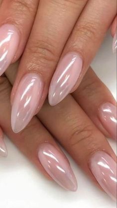 Nails Inspiration Rosa, Clear Glitter Nails, Wave Nails, Wow Nails, Light Pink Nails, Dropshipping Store, Pink Glam, Nail Candy, Glow Nails