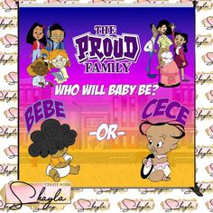 the proud family who will baby bee be? cece or ice cream? poster