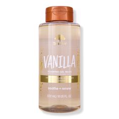 Vanilla Foaming Gel Body Wash - BenefitsScent: inspired by the warmth of sweet vanilla with key notes of vanilla extract and coconut creamParaben-free, sulfate-free, alcohol-free, no formaldehyde donors and long-lasting fragranceThis daily wash features a luxurious, foaming formula that suds up to cleanse and soften skin without stripping moistureIt provides nourishing ingredients and moisturization to leave skin feeling soft and smoothKey IngredientsNatural Shea Butter is known to deeply moistu Tree Hut Vanilla, Vanilla Body Wash, Sugar Body Scrub, Sugar Body, Body Care Routine, Tree Hut, Shower Routine, Orange Oil, Soften Skin