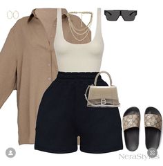 Spring Comfortable Outfits, Classy Outfits Summer Casual, Drs Appointment Outfit Casual, Summer Outfits Humid Weather, Relaxing Summer Outfits, Jeans And Sandals Outfit Casual, Neutral Clothing Aesthetic, Birthday Going Out Outfit, Spring Outfits Black Women