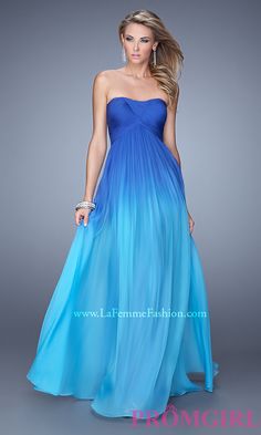 swatch_attribute_541814 Ombre Prom Dresses, Strapless Evening Gowns, Strapless Prom Dresses, Chiffon Evening Dresses, Long Prom Dresses, Cheap Prom Dresses, Evening Dresses Long, Cheap Dresses, Prom Gown