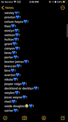 the text message is written in blue hearts on a black background, and there are other words that appear to be conversational