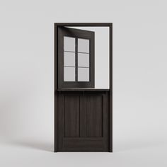 Wenge Exterior Dutch Door Half French Doors Interior, Glass Dutch Door, Glass Wood Door, Sliding Cabinet Door Hardware, Dutch Doors Exterior, Bnb Ideas, Custom Exterior Doors, Dutch Doors, Doors Entry