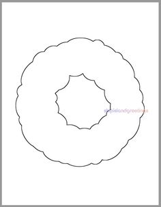 a circular object is shown in the middle of a square frame, which has been drawn with