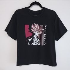 Dbz Goku Black T-Shirt Dragon Ball Z Goku Black Men's Size L Black Graphic Print T-Shirt In Perfect Condition Measurements Pit To Pit: 21" Length: 27" Condition: 10/10 Size L Machine Washed 100% Cotton #Anime #Cartoon #Dbz #Dragonballz #Goku Black Anime Print Tops For Streetwear, Black Anime Print Shirt For Streetwear, Black Anime Print Crew Neck Top, Black Crew Neck Top With Anime Print, Black Anime Print Shirt With Crew Neck, Black Crew Neck Shirt With Anime Print, Black Anime Print Graphic Tee, Dbz Goku Black, Dbz Goku