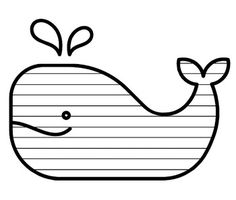 a black and white drawing of a whale with lines on it's face, in the shape of a boat