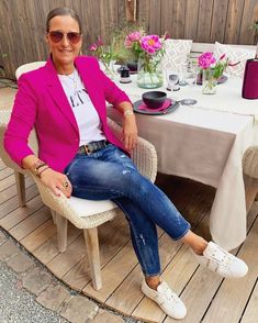 Pink Blazer Outfit, Mantel Outfit, Outfit Blazer, Chique Outfit, Casual Chic Outfits, Blazer Outfits Casual