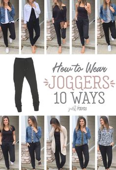 How To Wear Joggers, How To Wear Leggings, Joggers Outfit, Teacher Outfits, Black Joggers, Casual Work Outfits, Hiking Outfit, Style Mistakes