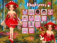 #dresstoimpress #dti #mushroom #nature #cogumelo #natureza Dti Codes For Dresses, Mushroom Dress To Impress, Dti Rainforest Outfits Theme, Plant Monster Dti Outfit, Dti Ideas One With Nature, Dti Theme One With Nature, Dti Theme Plant Monster Outfit, Dti Florals Outfit Idea, Dti Softie Theme Outfit