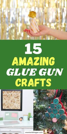 Easy Hot Glue Crafts, Diy Hot Glue Crafts, Things To Make With Hot Glue, Hot Glue Ideas, Hot Glue Crafts, Anastasia Blogger, Crafts Easy Diy