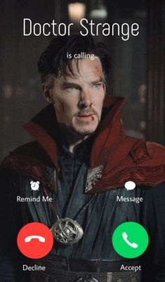 doctor strange is calling on the phone