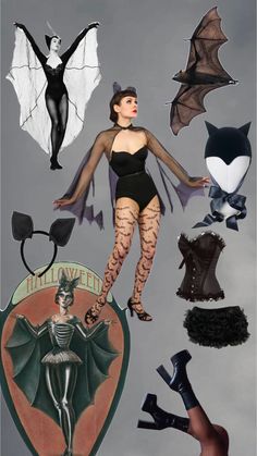 Bat Costume, Hot Halloween Outfits, Alt Clothes, Clever Halloween Costumes, Vintage Halloween Costume, Halloween Queen, Halloween Inspo, Fantasias Halloween, Family Costumes