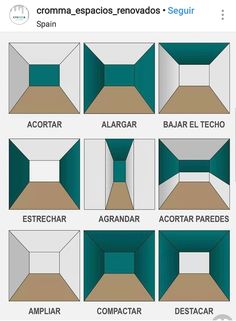 an image of different types of walls and flooring in the same color palettes