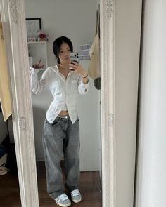 Fits For Big Chest, Tight Shirt Outfit, 가을 패션, Looks Vintage, Outfits Casuales