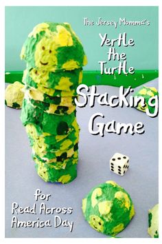 the very mommy's verdle and the turtle stacking game for read across america day