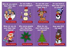 christmas cards with cartoon characters on them and the words, do you make a new year at midnight?