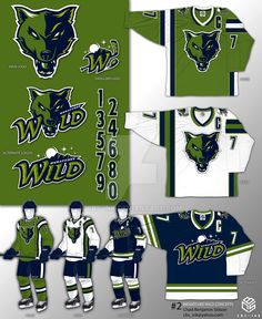 the minnesota wild hockey uniforms and jersey designs for their upcoming game, which is being played in