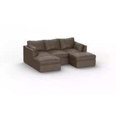 5 Seats (1 Deep) + 5 Sides (4 Angled + 1 Deep Angled) Sactional - Urban Walnut Top Grain Leather Build A Couch, Built In Couch, Sectional Couches, Start Living, Menu Design, Top Grain Leather, Sectional Couch, Sectional, Dreaming Of You