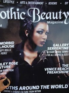 Black Goth Girl, Covers For Facebook, Afro Goth, Black Vampire, Gothic Bride, Elegant Bridal Gown, Spooky Stuff, Diy Magazine, Goth Women