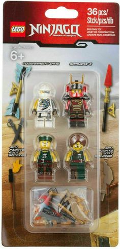 lego minifigurs are in the package