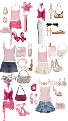 Legally Blonde Outfits, Pink Vibe, Y2k Outfits Aesthetic, Barbie Summer, Mermaid Outfit, Outfit Layout, Shein Outfits, Warm Outfits, Fashion Fits