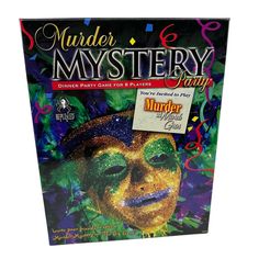 Role Playing Dinner Party Game For 8-Murder Mystery At Mardi Gras By University Games, Boxed Pack Set Comes With Everything You Need For A Murder Mystery Dinner Party Contains Party Planner With Recipes And Character Booklets Includes A Free Bonus Murder Mystery Party Game For Ages Teen To Adult For Eight Players New Condition. Ready To Ship Bundle Discounts On Multiple Items Fast Delivery Sustainable Business 5 Start Seller University Games, Murder Mystery, Dinner, Party, Game Set, Fun Gatherin Detective Hat, Mystery Party Game, Mystery Dinner Party, Dinner Party Games, Dinner Box, Mystery Dinner, Mystery Party, Puzzles For Toddlers, Mardi Gras Beads