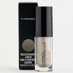 Mac Cosmetics Dazzleshadow Liquid Eyeshadow Not Afraid To Sparkle. Nwt. Full Size:4.6g/0.16 Oz Not Afraid To Sparkle Is A Gorgeous Silver W/ Multipearl Glitter. So Pretty! Brand New With Box- Never Used, Tested Or Swatched. Free Gift With Every Order!! Liquid Eyeshadow, Not Afraid, Makeup Eyeshadow, So Pretty, Makeup Cosmetics, Mac Cosmetics, Free Gift, Womens Makeup, Mac