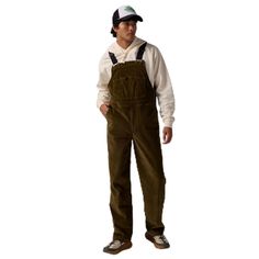 PRICES MAY VARY. Material: 98% cotton, 2% spandex Fit: regular Style: overalls Inseam: [medium] 30.5in Pockets: 1 split chest, 2 hand, 1 coin, 2 back After a successful summer, our workwear line is expanding with the Corduroy Overall. We opted for a soft-but-tough stretch cotton corduroy and loaded the pants with work-ready pockets. Overall Men, Corduroy Overall, Style Overalls, Safety Clothing, Mens Pants Casual, Suspenders, Simple Dresses, Stretch Cotton, Casual Pants