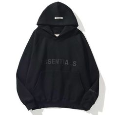 Essentials Hoodie, Essential Hoodie, Cream Hoodie, High Street Fashion, Cooler Look, Padded Coat, Fear Of God, High Fashion Street Style, Oversized Sweatshirt