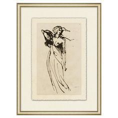 Malinda French Country Brown People Gold Frame Illustration VIII Body Sketch Art, Sketch Female Body, Ink Figure Drawing, Female Body Sketch, Sketch Female, Minimal Texture, Elephant Sketch, Figure Sketch, Silhouette Sketch